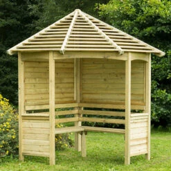 Forest Garden Venetian Corner Arbour -GreenHaven Shop CARBHD13