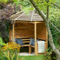 Forest Garden Venetian Corner Arbour -GreenHaven Shop CARBHD17