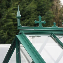 Elite Thyme 6'3" Wide Greenhouse Glass To Ground 12 Elite Thyme 6'3" Wide Greenhouse Glass To Ground -GreenHaven Shop ECF2