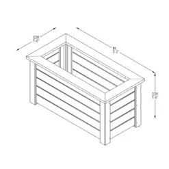 Forest Garden Cambridge Planter -GreenHaven Shop FGCPK6