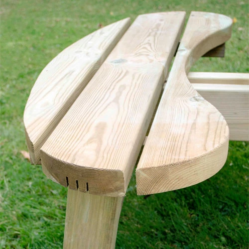 Forest Garden Circular Picnic Table 7 Forest Garden Circular Picnic Table - Image 5