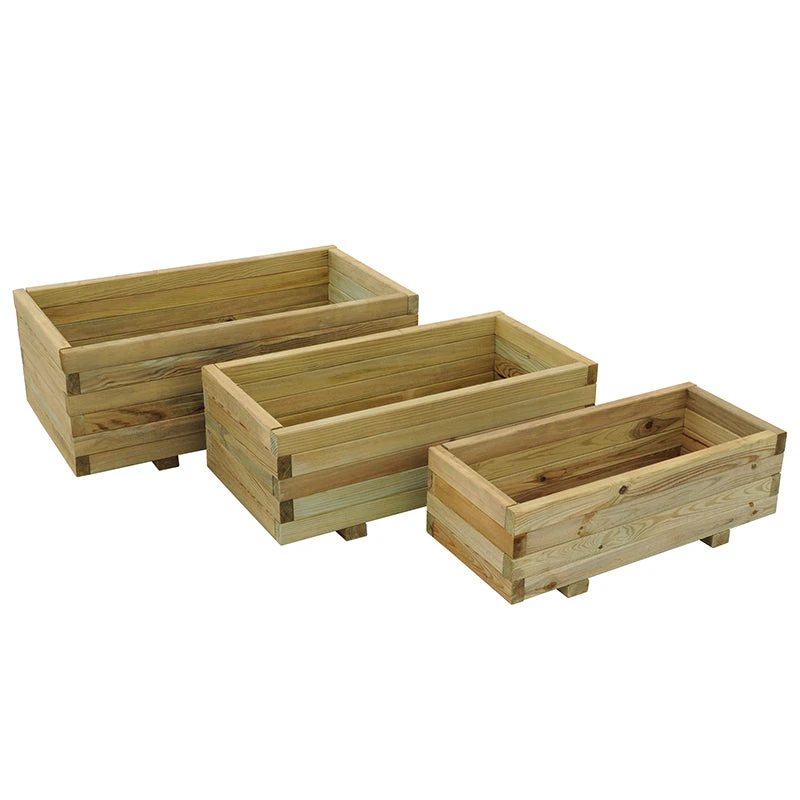 Durham Rectangular Planter Set 4 Durham Rectangular Planter Set - Image 2