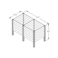 Forest Garden Slot Down Compost Bin 18 Forest Garden Slot Down Compost Bin -GreenHaven Shop FGFSSCV6