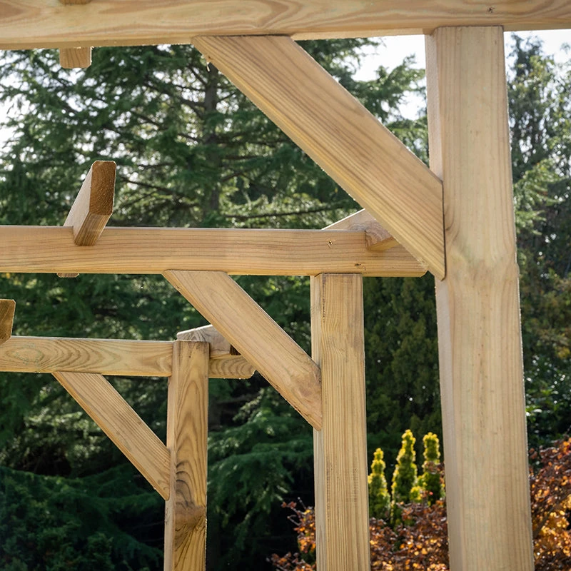 Forest Garden Hanbury Flat Top Arch 7 Forest Garden Hanbury Flat Top Arch - Image 5