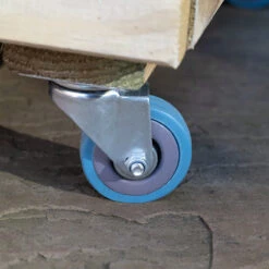 Forest Garden Linear Double Planter With Wheels -GreenHaven Shop FGLINPL80WHD6