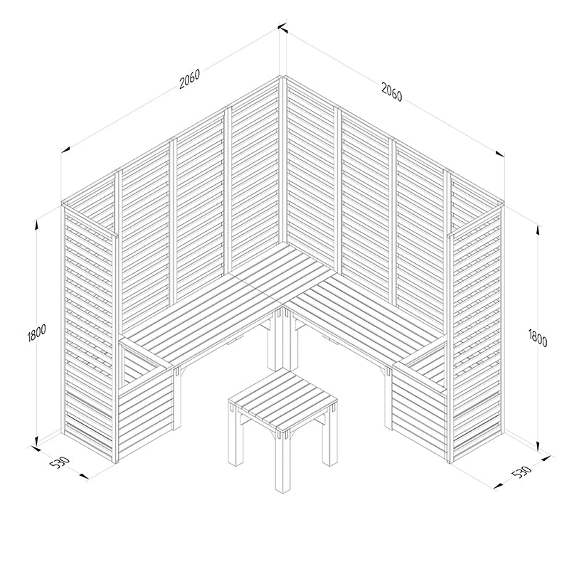 Forest Garden Modular Seating V3 7 Forest Garden Modular Seating V3 - Image 5