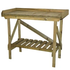 Wooden Potting Bench -GreenHaven Shop FGPTWB3