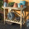 Wooden Potting Bench -GreenHaven Shop FGPTWB4