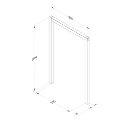 Forest Garden Sleeper Arch Set Of 3 -GreenHaven Shop FGSLEEPARCHSETHD3