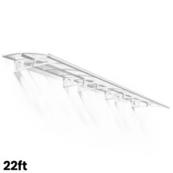 Palram Canopia Bordeaux Door Canopy White Mist -GreenHaven Shop PABDM8