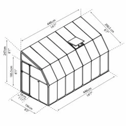 Rion Lean To Sun Room 6' Wide -GreenHaven Shop RLT6SRM21