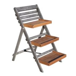 Alderley Hardwood Plant Ladder -GreenHaven Shop ROALDPLANT9