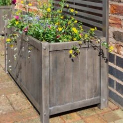 Rowlinson Alderley Rectangular Planter And Trellis -GreenHaven Shop ROALDRPLTR4