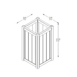 Forest Garden Slender Planter -GreenHaven Shop SLPLAN10