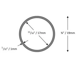 Aluminium Tube 6 Aluminium Tube -GreenHaven Shop alt3