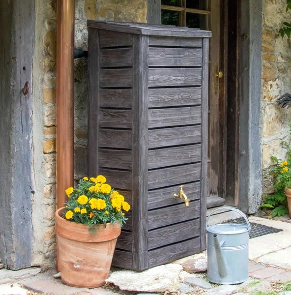 Norway Wood Effect Water Butt 230 Litre 3 Norway Wood Effect Water Butt 230 Litre