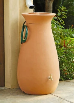 Cascata Clay Effect Water Butt 245 Litre -GreenHaven Shop image 104762