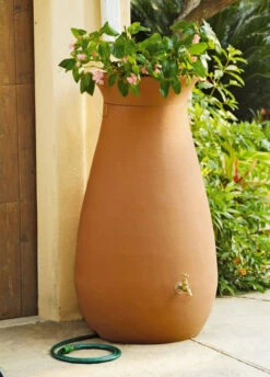 Cascata Clay Effect Water Butt 245 Litre -GreenHaven Shop image 104763