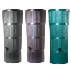 Woodgrain Effect Polybutt 150 Litres -GreenHaven Shop image 105348
