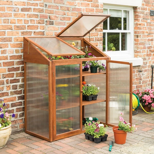 Rowlinson Hardwood Mini Greenhouse 3 Rowlinson Hardwood Mini Greenhouse