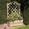Rowlinson Rectangular Planter And Lattice 2 Rowlinson Rectangular Planter And Lattice -GreenHaven Shop image 136403