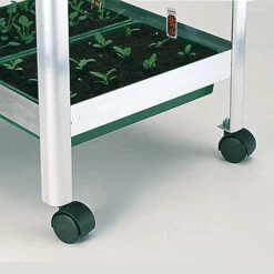 Set Of Seed Tray Rack Castors