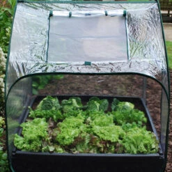Large Raised Bed With Pop Up Mini Greenhouse -GreenHaven Shop image 139577