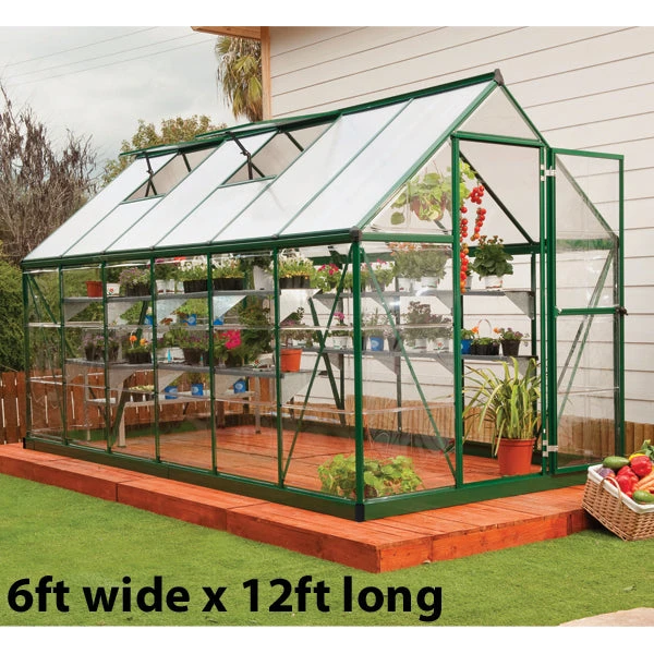 Palram Canopia Hybrid Green Greenhouse 9 Palram Canopia Hybrid Green Greenhouse - Image 7