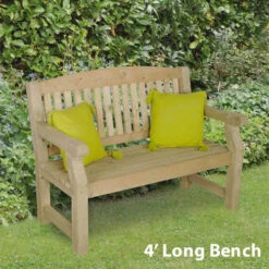 Forest Garden Harvington Bench -GreenHaven Shop image 61152