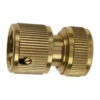 Brass Water Stop Hose Connector 2 Brass Water Stop Hose Connector -GreenHaven Shop image 64803