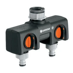 Gardena Threaded Twin Tap Connector -GreenHaven Shop image 89126