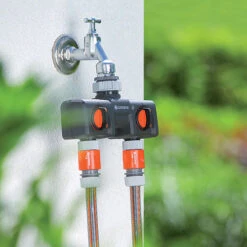 Gardena Threaded Twin Tap Connector -GreenHaven Shop image 89128
