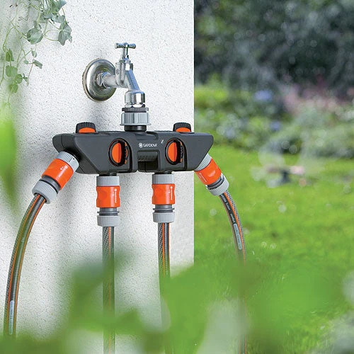 Gardena Threaded Four Tap Connector 4 Gardena Threaded Four Tap Connector - Image 2