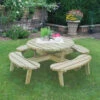 Forest Garden Circular Picnic Table 2 Forest Garden Circular Picnic Table -GreenHaven Shop image 97516