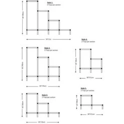 Stepped Display Staging 5 Stepped Display Staging -GreenHaven Shop sds9