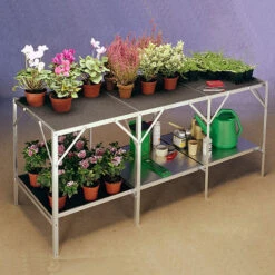 Two Tier Standard Up Staging 25 Two Tier Standard Up Staging -GreenHaven Shop usstt2